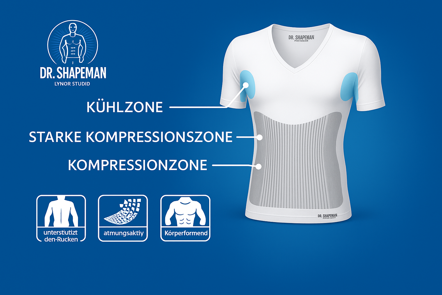 Shapewear T-Shirt für Herren